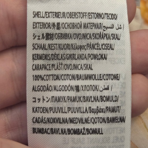 FARM Rio Tropical Floral Puff Sleeve Button Front Mini Dress L Resortwear NWT - Picture 13 of 13